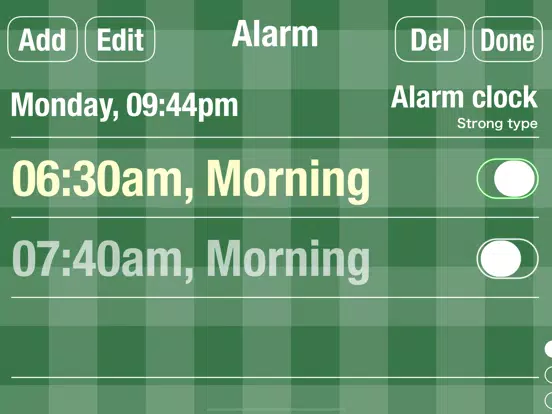 Alarm clock 2024 Strong type iPad  স্ক্রিনশট