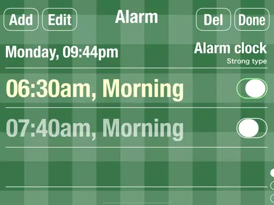 Alarm clock 2024 Strong type iPad  Screenshots