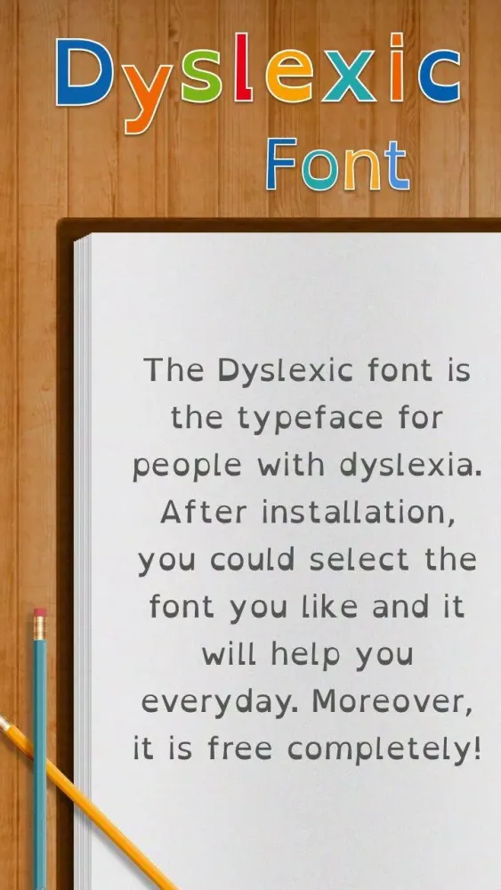 Dyslexic Screenshots