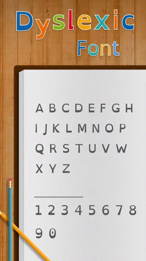 Dyslexic Screenshots