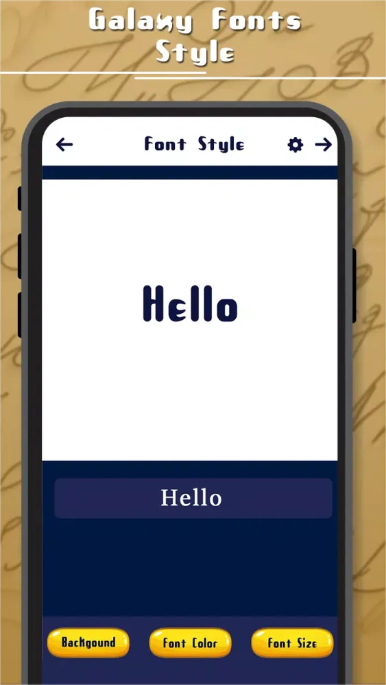 Screenshot di Galaxy Fonts Style