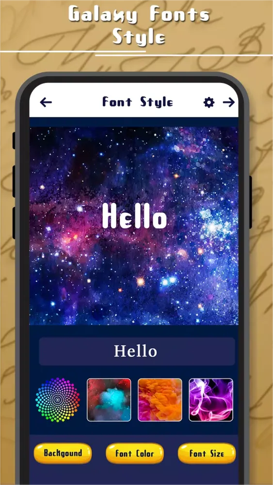 Screenshot di Galaxy Fonts Style