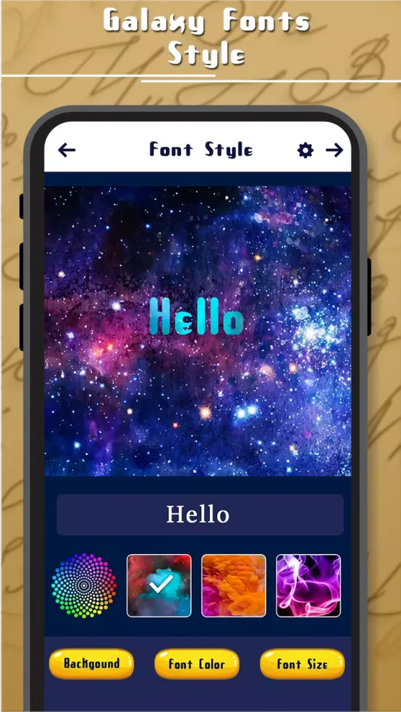 Screenshot di Galaxy Fonts Style