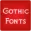 Gothic Free Font Theme