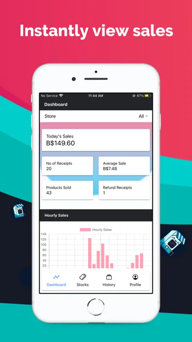 Capturas de tela do KedaiPOS - Dashboard App