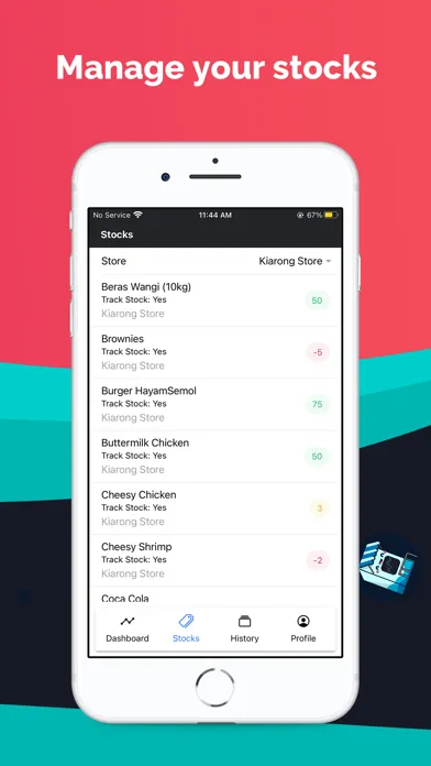 Capturas de tela do KedaiPOS - Dashboard App