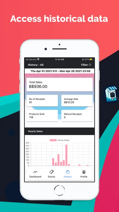 Capturas de tela do KedaiPOS - Dashboard App
