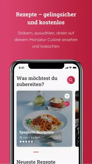 Capturas de pantalla de Monsieur Cuisine App