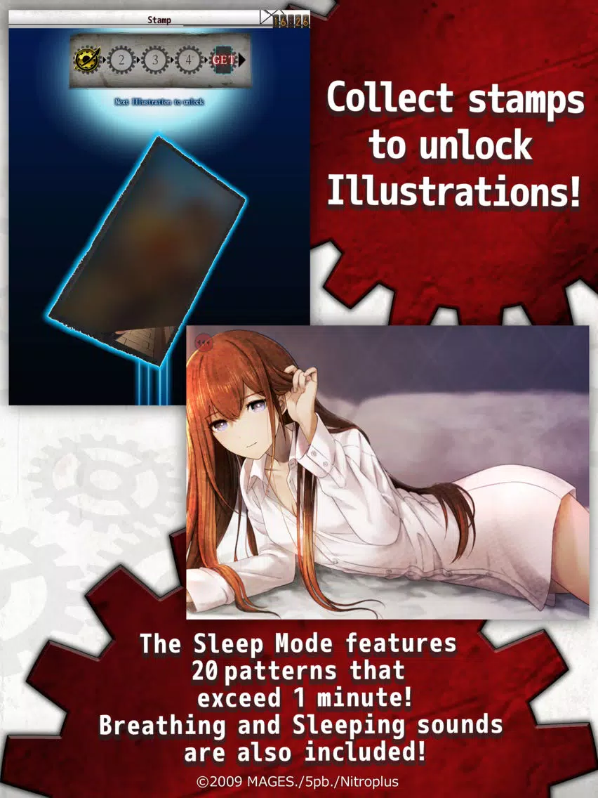 Tangkapan skrin Steins;Gate ALARM iPad 
