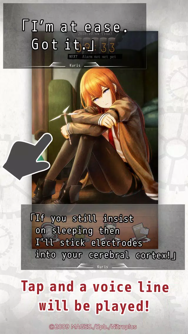 Tangkapan skrin Steins;Gate ALARM