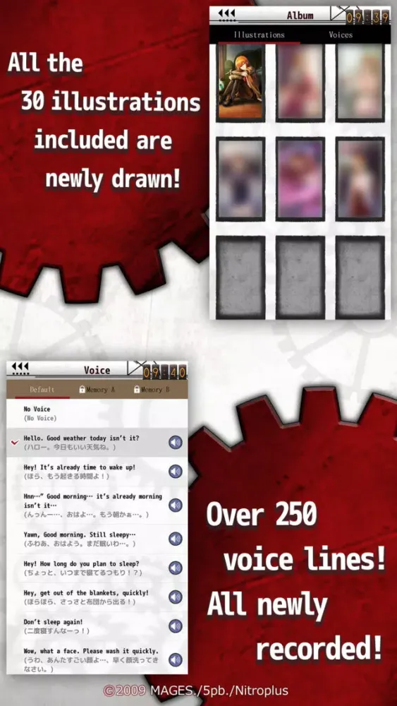 Tangkapan layar Steins;Gate ALARM