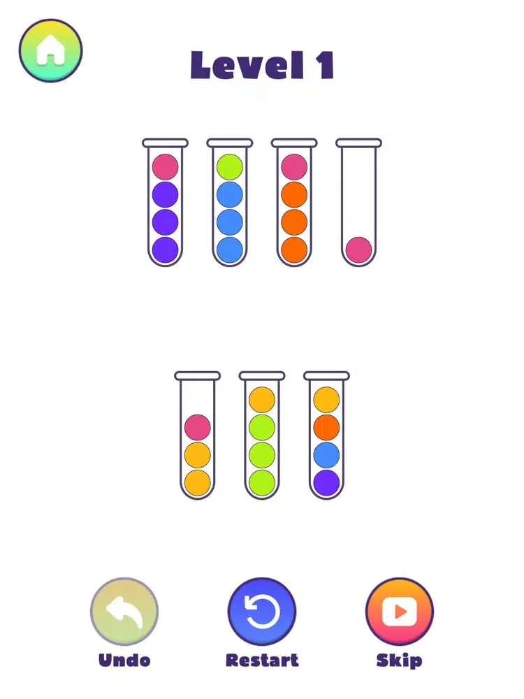 Ball Sort Color Puzzle iPad  Screenshots