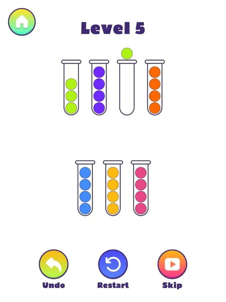Ball Sort Color Puzzle iPad  Screenshots