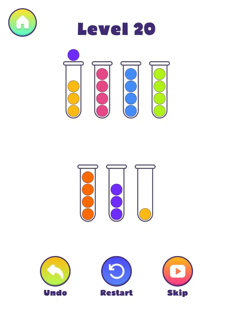 Ball Sort Color Puzzle iPad  Screenshots