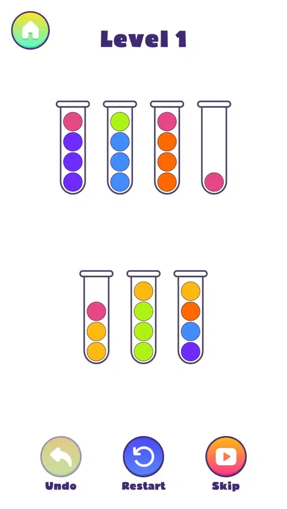 Ball Sort Color Puzzle Screenshots