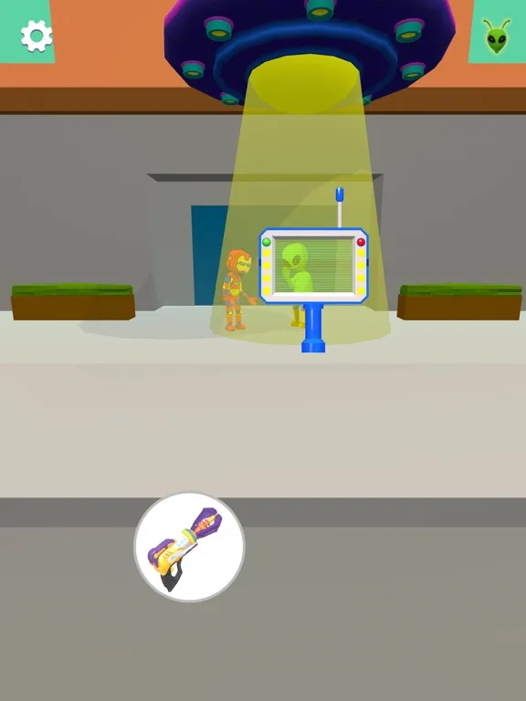 Alien Catcher: UFOs Invasion iPad 应用截图