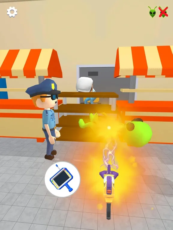 Alien Catcher: UFOs Invasion iPad 应用截图