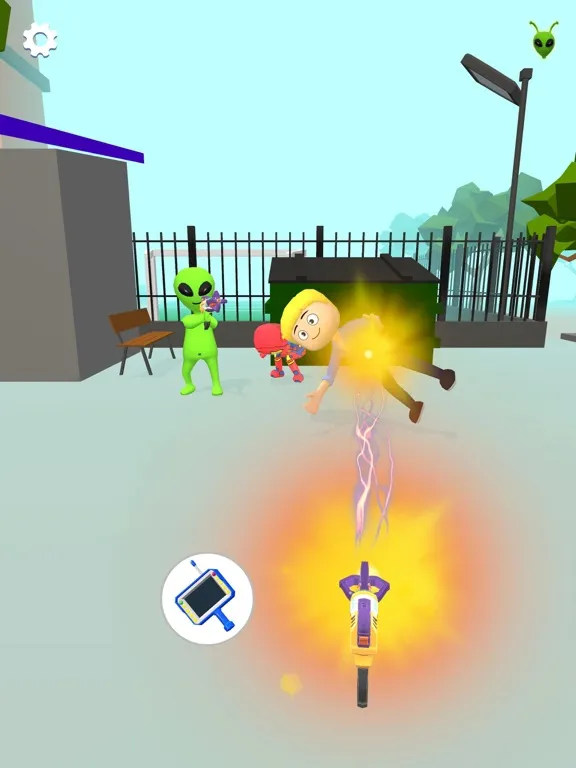 Alien Catcher: UFOs Invasion iPad 应用截图