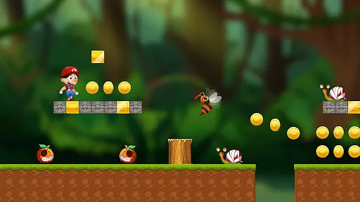Super Bros Run: Jungle World Screenshots
