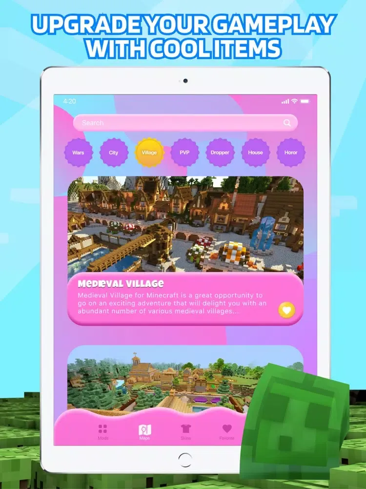 صور Monster School for Minecraft iPad 