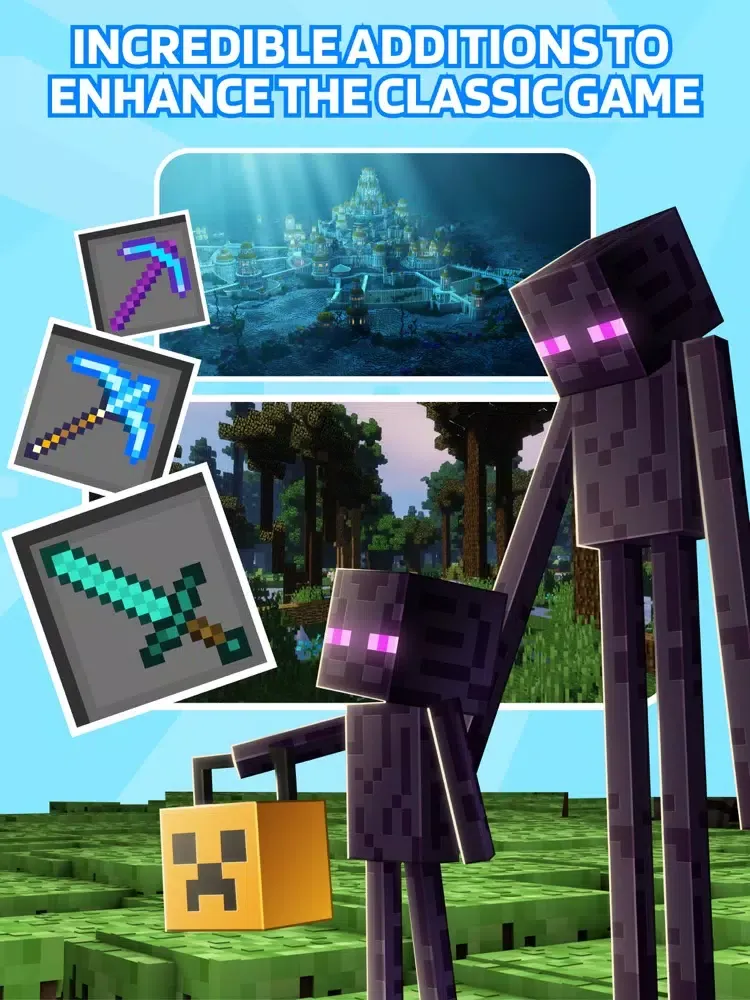 صور Monster School for Minecraft iPad 
