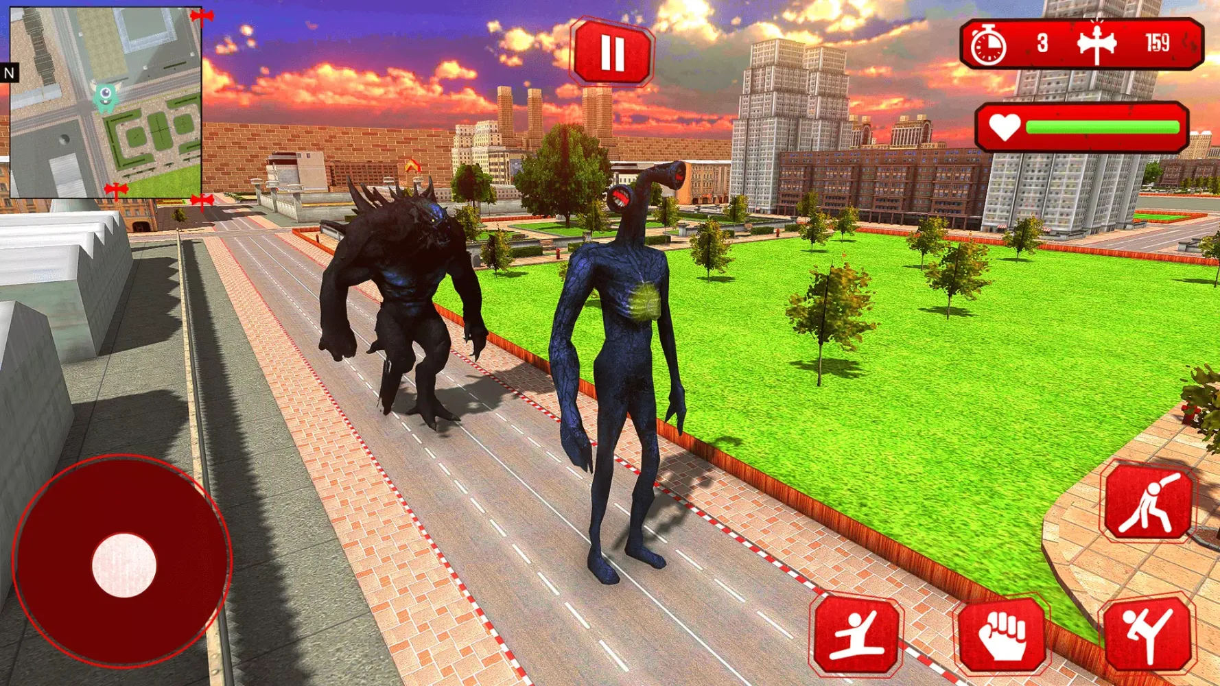 Kaiju City Smash Siren Head 3D Screenshots