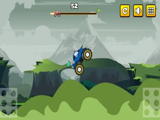 Monster Truck Mania : Hill Racing iPad 应用截图