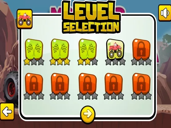 Monster Truck Mania : Hill Racing iPad 应用截图