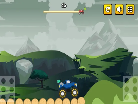 Monster Truck Mania : Hill Racing iPad 应用截图