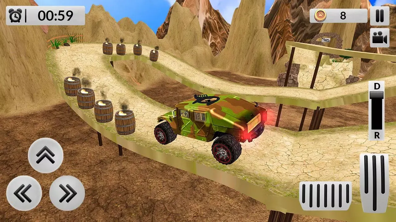 Captures d'écran de Mountain Climb Jeep Simulator