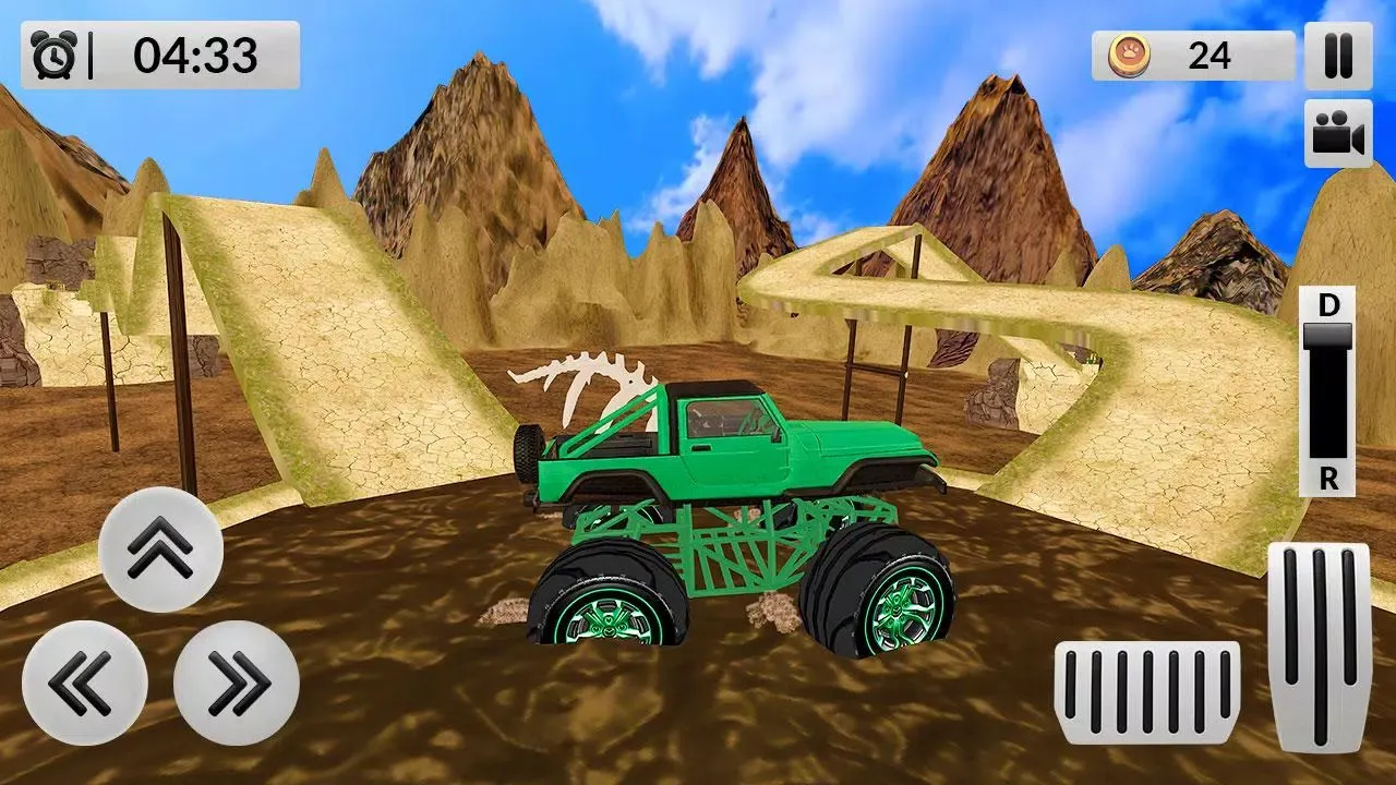 Captures d'écran de Mountain Climb Jeep Simulator