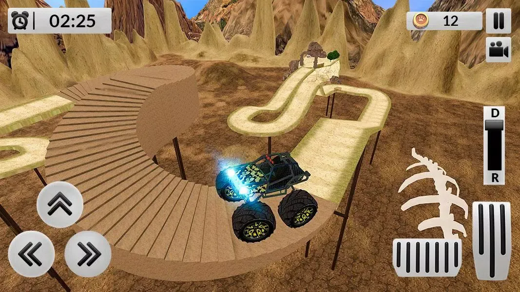 Captures d'écran de Mountain Climb Jeep Simulator