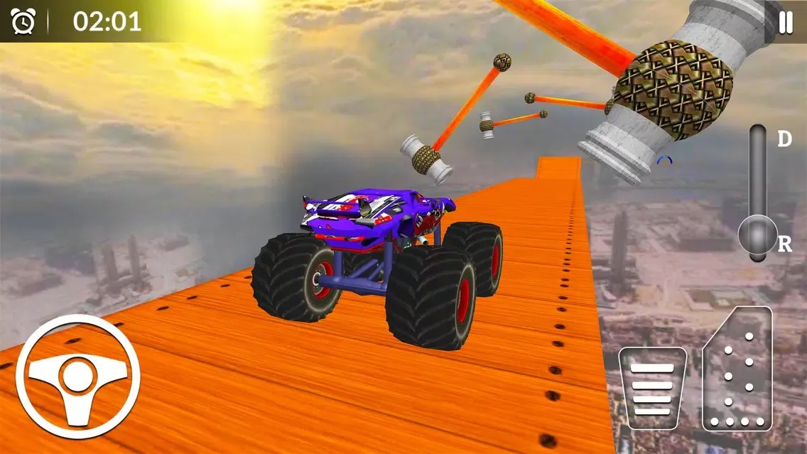 Скриншоты Monster Truck Racing Game
