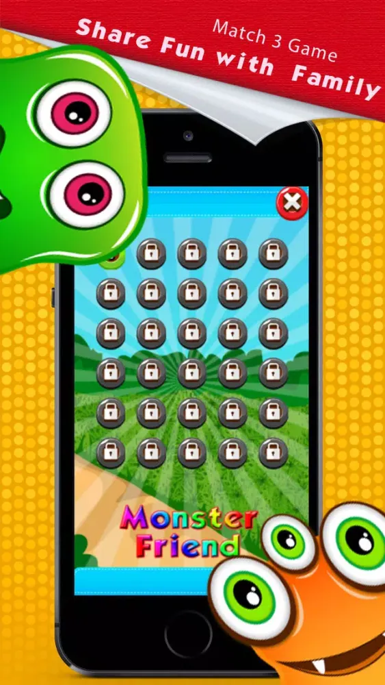 Monster Crush Match 3 Puzzle Game Ekran Görüntüleri