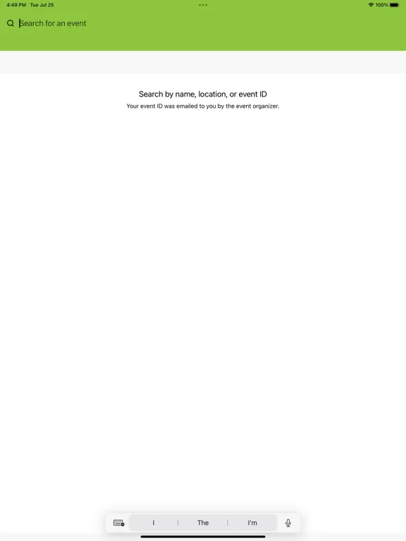Tangkapan layar Monster Energy Company Events iPad 