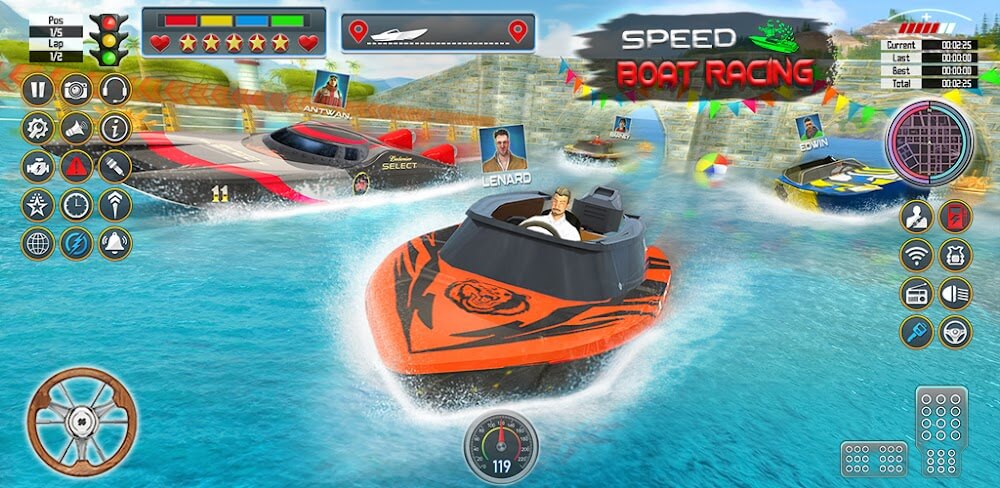 Speed Boat Racing