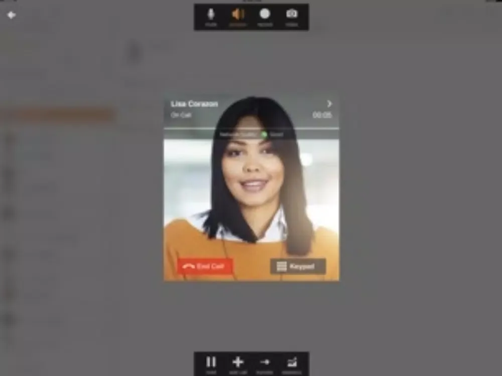 Tangkapan skrin Monster VoIP Mobile iPad 
