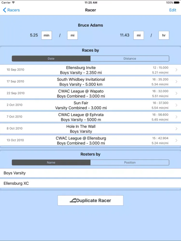 Ảnh chụp màn hình của iSplit iPad 