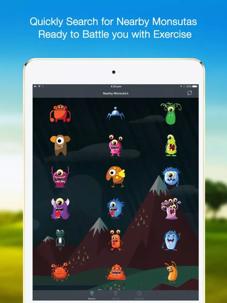 Capturas de pantalla de Monsuta Fitness iPad 