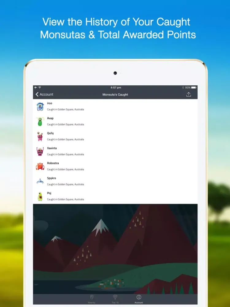 Capturas de pantalla de Monsuta Fitness iPad 