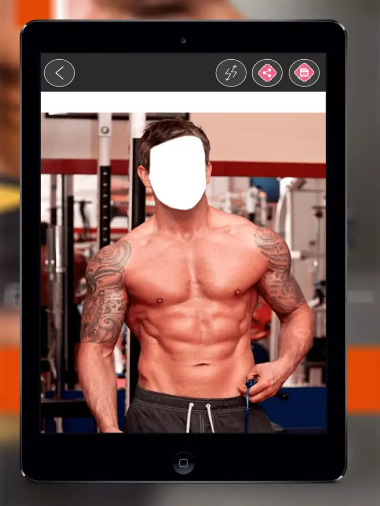 Body Builder : Photo Suit ,Bodybuilder Face Changer iPad  Screenshots