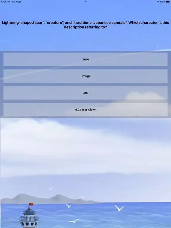 Capturas de pantalla de Straw Hat Quiz Adventure iPad 