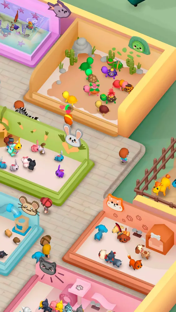 Tangkapan skrin Idle Pet Shop