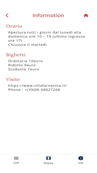 Capturas de tela do Accademia Nazionale dei Lincei