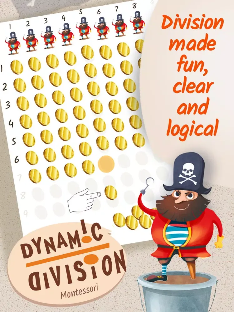 Montessori MatheMAGICs: Dynamic Division - Educational Math Game for Kids - 2nd grade iPad  Ekran Görüntüleri