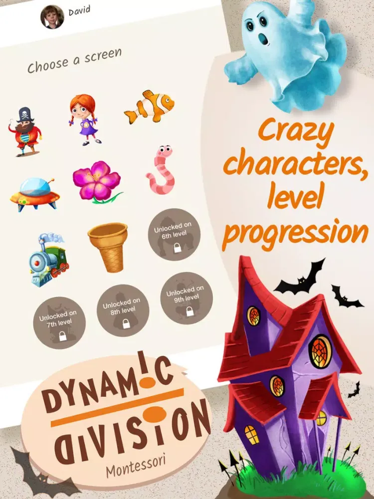 Montessori MatheMAGICs: Dynamic Division - Educational Math Game for Kids - 2nd grade iPad  Ekran Görüntüleri
