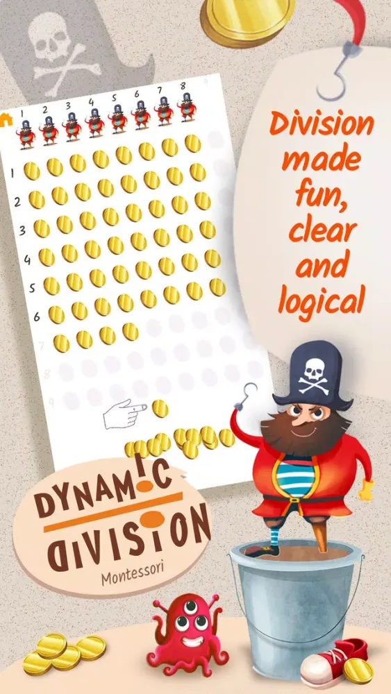 Montessori MatheMAGICs: Dynamic Division - Educational Math Game for Kids - 2nd grade Ekran Görüntüleri