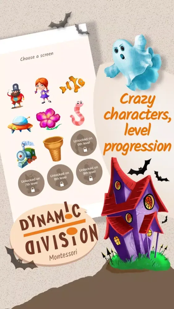 Montessori MatheMAGICs: Dynamic Division - Educational Math Game for Kids - 2nd grade Ekran Görüntüleri