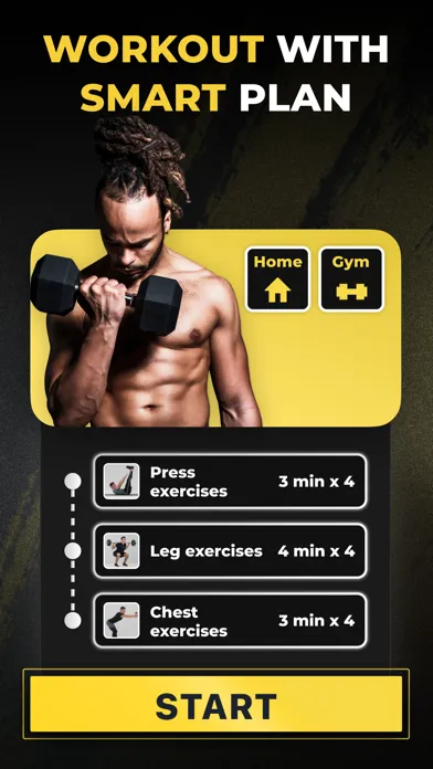 Captures d'écran de Muscle Workout 4Men by Slimkit