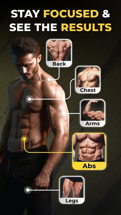 Captures d'écran de Muscle Workout 4Men by Slimkit